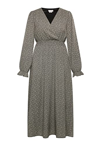 Robe maxi imprimé intégral XXL SIDONA coupe fluide grande taille