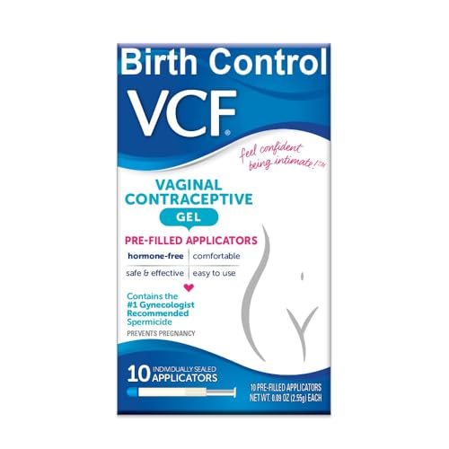 VCF Vaginal Contraceptive Gel Prefilled Applicators with Spermicide, 1 Box