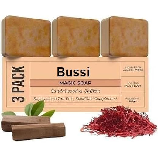 Ghar Magic Soap Pack - Sandalwood Saffron - 100g each