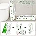 Beavtaens Potty Training Seat, Upgrade Foldable Step Stool, Climbable and Easy to Carry Handles, Adjustable for Different Toilet Heights, Attachment with Stable Structure for Boys and Girls