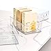 iDesign Stackable Fridge Bin - Storage Bin for Freezer or Pantry, Set of 3, Clear, Made in USA