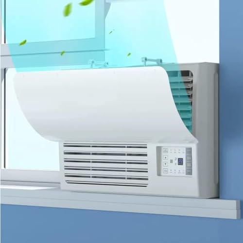 Window Air Conditioners Windshield Universal,Adjustable Angle Air Conditioner Air Deflector,Prevent Direct Blowing of Heat and Cold Air for Vents, Sidewall and Window ac Unit