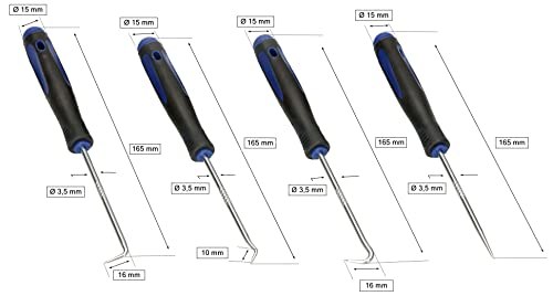 KOTARBAU® Hook Set of 4 Piercing and Hook Tools for O-Ring Seals - Image 2