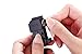 Paracord Survival Bracelet 6-IN-1 - Hiking Gear Traveling Camping Gear Kit - 70% BIGGER Compass LED SOS Emergency Function Flashlight,Fire Scrapper,Flint Fire Starter,Survival Knife (Black_Orange)