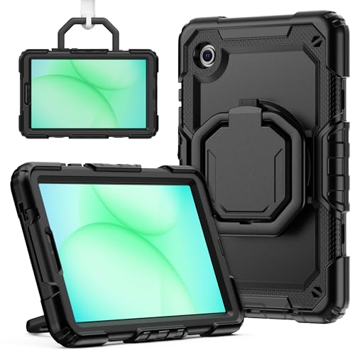 Coque Samsung Galaxy Tab A9 robuste contre les chutes avec poignée et bandoulière