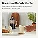 Imagen de Amazon Basics Tazas de Café de Gres Esmaltado