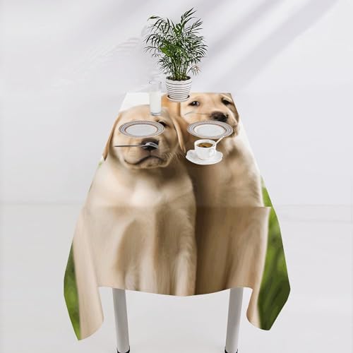 Nappe labrador chiot lavable et imprimée pour décorer votre table - 5