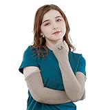 [SHINPUR] アームカバー 日焼け対策 UV対策 アームウォーマー レディース メンズ 手袋 グローブ ロング UVカット 紫外線ケア 冷房 野外 夏 (ネコ×メッシュ［モクグレー］)