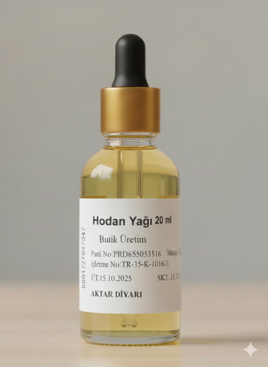 Aktar Diyarı Hodan Yağı 20 ML - Saf ve Doğal Bitkisel Yağ, BTY-ADY64860