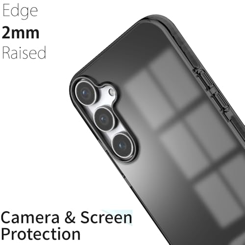 Image of KARWAN Back Cover| Samsung Galaxy S24 FE Back Cover |Polycarbonate Material| Full Camera Protection |Perfectly Fit| Case for Samsung Galaxy S24 FE - Black