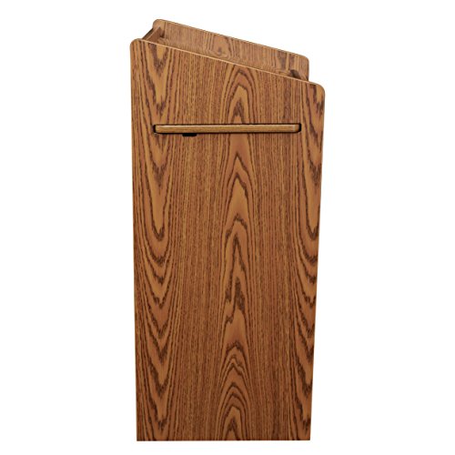 Oklahoma Sound - 600-MO Aristocrat Floor Lectern, Medium Oak - Thumbnail 3