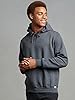 Russell Athletic Men's Dri-Power Fleece Hoodies, Moisture Wicking, Cotton Blend, Relaxed Fit, Sizes S-4x, Black Heather Pullover, 3XL #4