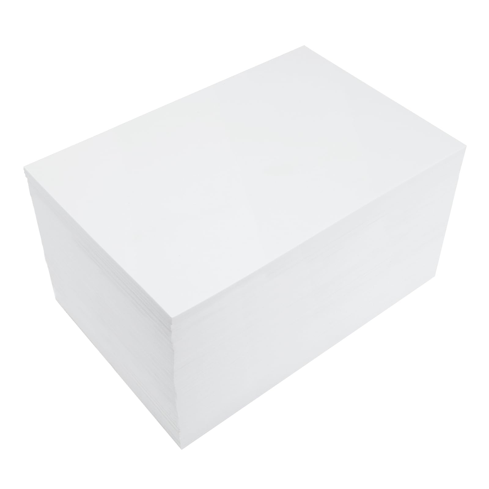 DAJAVE 50 Pack White EVA Foam Sheets, 3mm Thick, 8x12 Inch Crafts Foam Sheets, EVA Foam for Cosplay, Costumes, Arts and Crafts Projects, Halloween