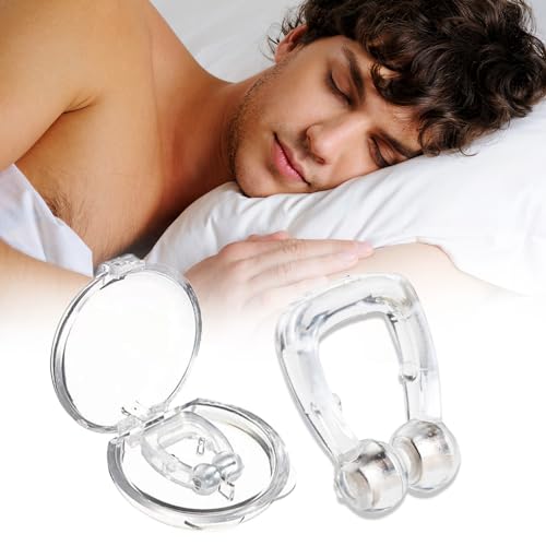 Image of Careforce - The Force Behind Your Health Anti Snoring Nose Clip Silicone Snoring Stopper For Men & Women Magnetic Anti Snoring Devices For Men Unisex Reusable Nose Clip For Snore Free Sleeping 1 Piece