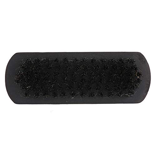 Dingln Oval Wooden Men Beard Brush Mustache Cleaning Shaving Brush Beard Shaping Tool