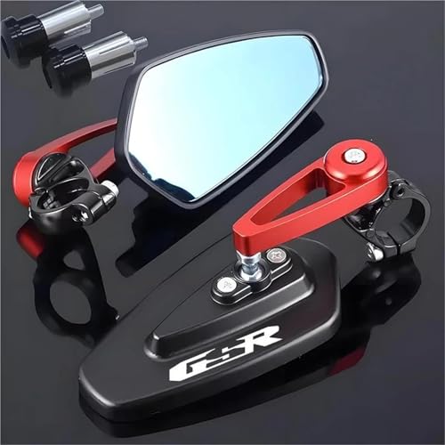 広角ミラー に適合するスズキ GSR GSR 750 GSR600 GSR400 用 バイク用サイドミラー ハンドルバーエンドミラー 左右リフレクターミラー(カラー4)