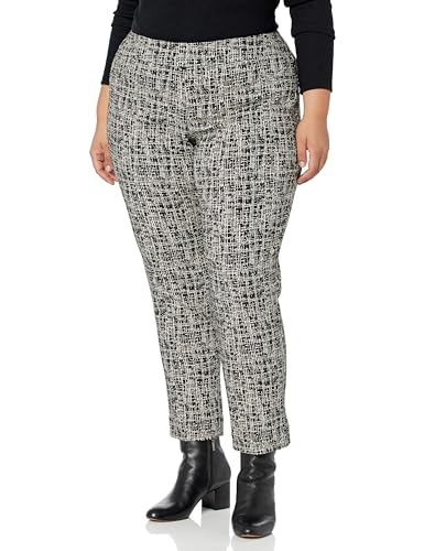 MULTIPLES Women's Plus Size Pull-on Ankle Pant