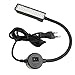 Lampe de machine à coudre à LED, lampe à 30 LED, lampe à montage magnétique pour perceuse à colonne avec revêtement flexible en silicone col de cygne pour machine à coudre, (EU plug)