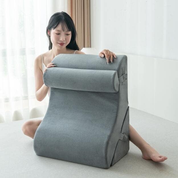 Miniatura 2 de Juego de almohada de cuña para cama, adecuado para todo tipo de molestias en todo el cuerpo después de la cirugía, almohada ajustable, no más