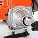 duwiikab 52cc 2 Stroke Gas Weed Wacker, Multi-Functional Gas Powered Brush Cutter, 5 in 1 Tool Weed Wackers, Cordless Hedge Trimmer, Gas Weed Wacker Yard Care Tools, Lightweight Weed Eater Orange