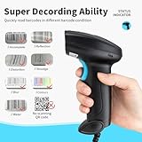 JIAN BOLAND Barcode Scanner USB 1D Wired CCD Barcode Reader Supports Screen Scan Bar Code Scanners for Store, Supermarket, Warehouse-U1 - Image 5