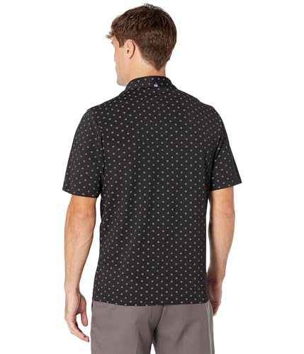 Camiseta polo para hombre de manga corta Virtue Eco con estampado de baldosas de Cutter & Buck miniatura 2