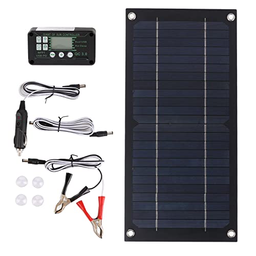 Kit de panel solar de 600W con controlador de 100A y cable de extensión 2