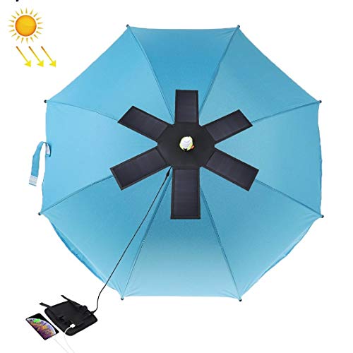 Liushudong Solar Charger Solar Battery Panel 42w Foldable Umbrella Top Solar Panel Charger With 5v 3 0a Max Dual Usb Ports Support Qc3 0 Fcp Scp Afc Sfcp Protocol Solar Phone Charger Color Color1 From