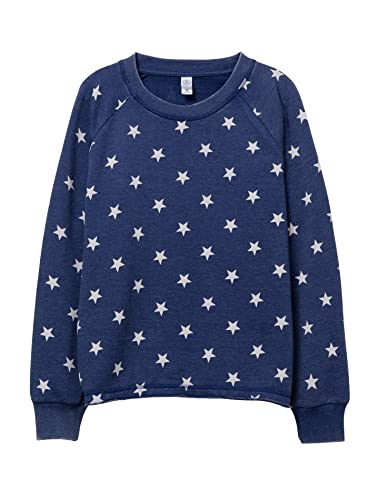 Alternative Women's Sweatshirt, Mineral Wash French Terry Vintage Lazy Day Crewneck Pullover4