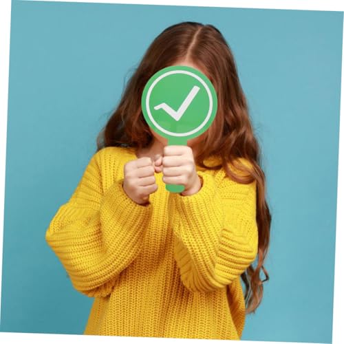 4 unidades de paletas portátiles para votación y subasta miniatura 4