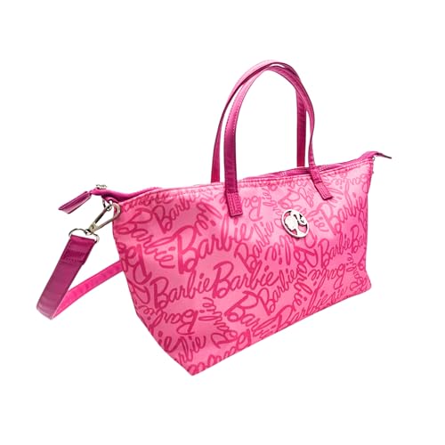 Barbie Umhängetasche Sporttasche fürs Fitnessstudio Gepäcktasche Reise und Strandzubehör Geschenk für Mädchen und Teenager | 41 x 19 x 13 CM