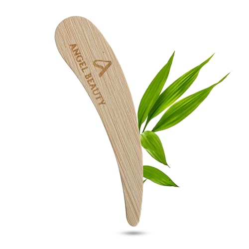 Bamboo 50-pack Cosmetic Facial Makeup Spoon Spatula Mini Makeup S...