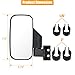 UTV Side View Mirror Rear View Mirror with 1.6“-2“ Roll Bar Cage,Easily Adjustable Compatible with Polaris Ranger RZR Can-Am Maverick Yamaha YXZ Rhino Kawasaki Teryx Honda Pioneer Talon Arctic Cat
