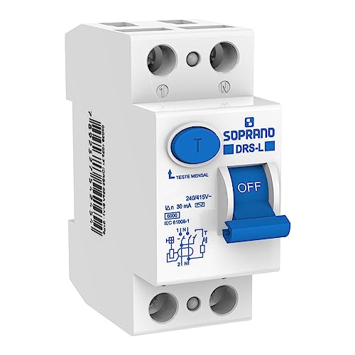 Interruptor diferencial IDR 2P 63A 30mA - Soprano