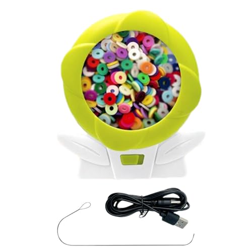 Spinner de cuentas, fabricante automático de pulseras eléctrico, herramienta de manualidades de joyería, cargador rápido de cuentas con juego de agujas para jóvenes, niñas, niños, adolescentes, niños