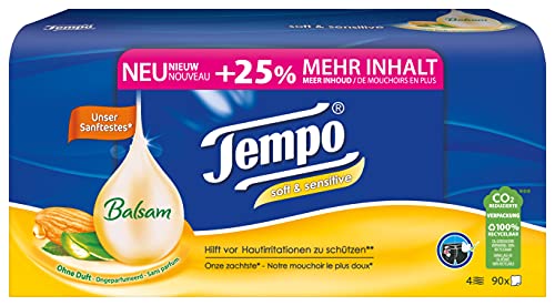 Tempo Soft & Sensitive Balsam Taschentücher Box