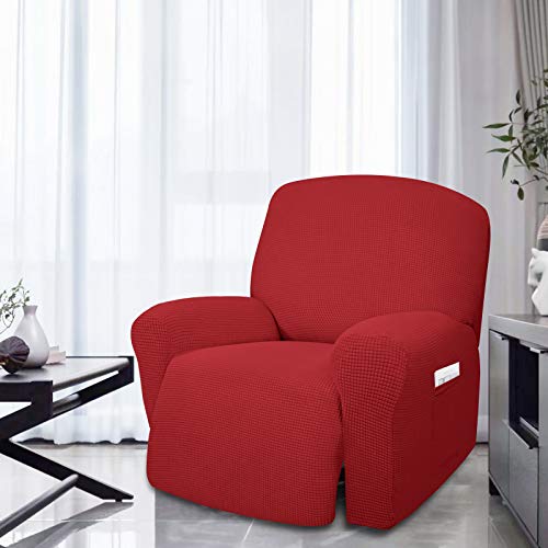 image for Easy-Going 4 Pieces Oversized Recliner Stretch Sofa Slipcover Sofa Cov
