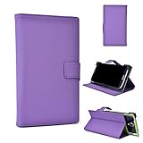 Kroo Coque Convient, universel FIT HTC One (M8)/Desire 510/Desire 610 avec fonction support violett