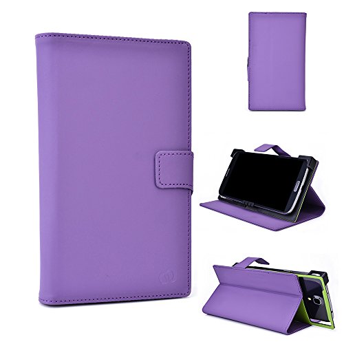 Kroo Coque Convient, universel FIT HTC One (M8)/Desire 510/Desire 610 avec fonction support violett