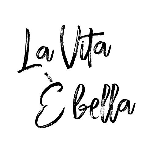 Posterazzi Collection La Vita � Bella Poster Print by Atelier B Art Studio (12 x 12)
