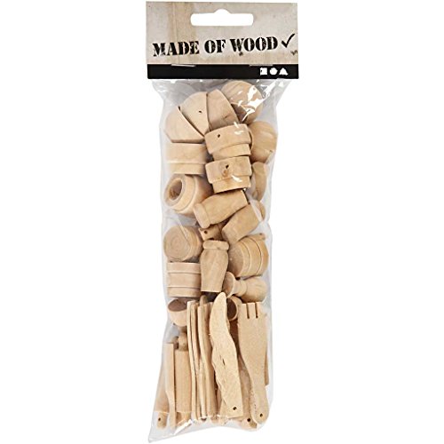 Kitchen Tools, L: 40-60 mm, birch, 50asstd, Wood - Image 2