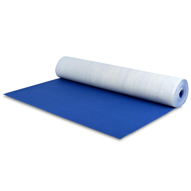 EAM Wholesale - Blue Wedding Aisle Runner Carpet - Event Carpet Aisle Decoration for Weddings & Events, VIP Party Entrance - 8x1 Metre — image 1
