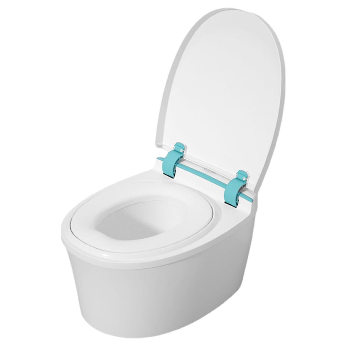 SUPVOX Training Potty Seat and Portable Toilet with Non-Slip Blue Cushion Realistic Potty for Newborns and Travel Use