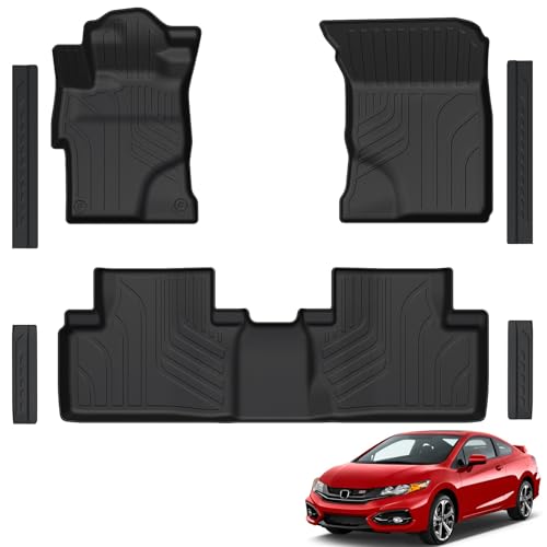 LUMWAY Floor Mats for 2012-2015 Honda Civic Sedan & Sedan