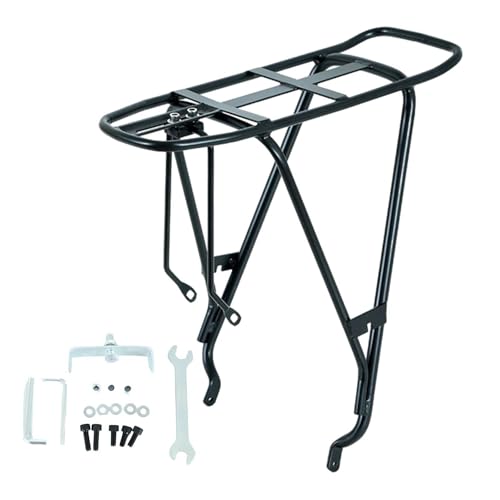 KIXZSAZ Portaequipajes para Bicicletas Duradero, portaequipajes Trasero para Entrega de Alimentos, fácil de Montar, excelente Soporte para artículos Pesados en Bicicletas de