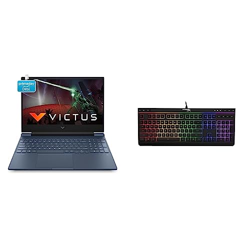 Image of HP Victus Gaming Laptop 12th Gen Intel Core i5-12450H 15.6 inch(39.6 cm) FHD IPS Gaming Laptop & HyperX Alloy Core RGB - Membrane Gaming Keyboard