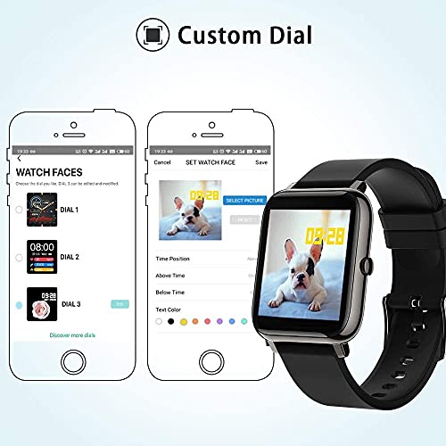 Popglory-Smart-Watch-Reloj-Inteligente-con-Oxigeno-Sanguineo-Presion-Arterial-Frecuencia-Cardiaca-Pulsera-Actividad-Impermeable-IP67-para-Hombre-Mujer-para-Android-iOS
