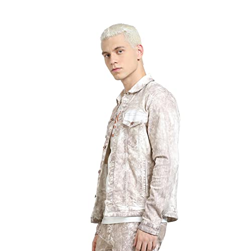 Image of JACK & JONES Men's Cotton Standard Length A-Line Coat