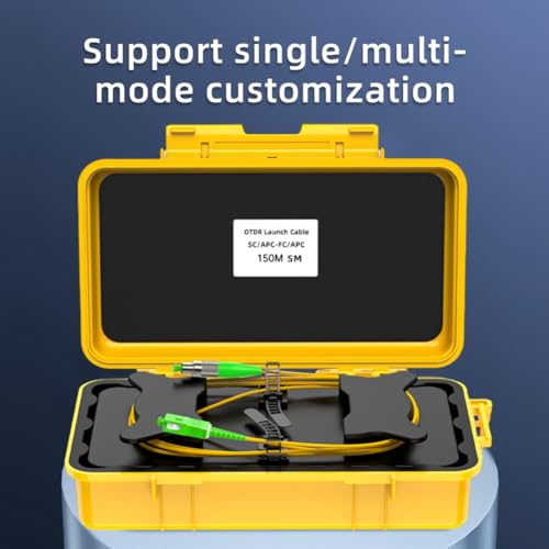 Boîte à câble OTDR 150m fibre optique monomode avec connecteurs SC