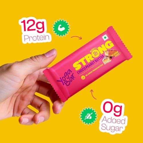 Image of Yoga Bar Strong Choco Peanut Butter Bar, 50 gm